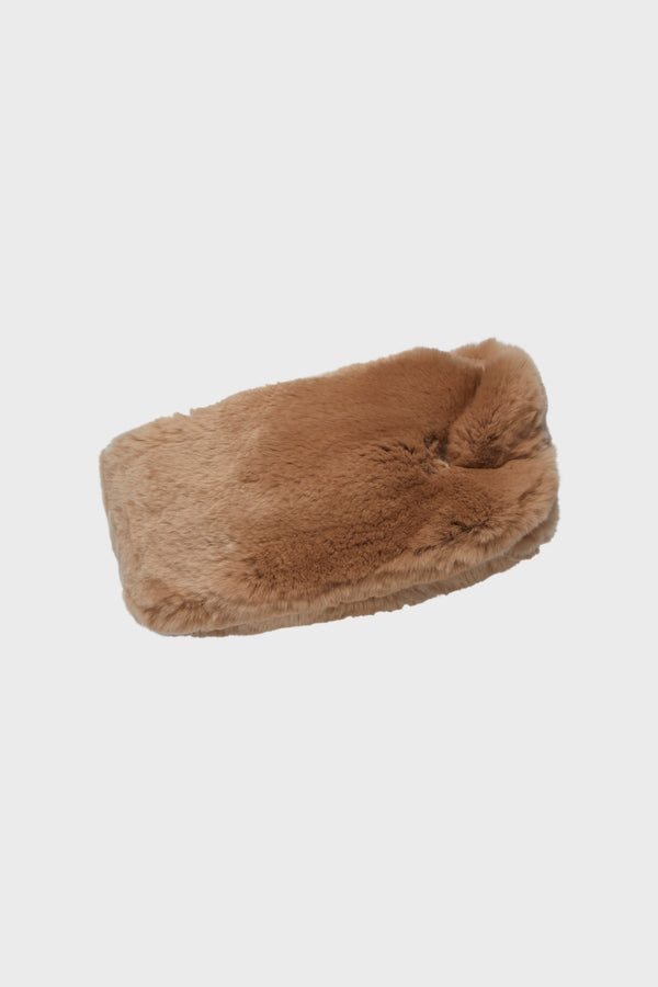 MADELEINE RABBIT FUR HEAD BAND 8X29CM