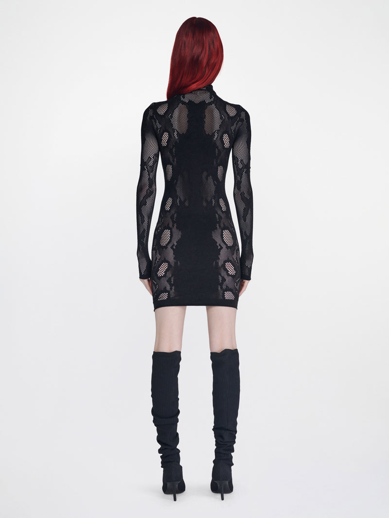 SEAMLESS COBRA LACE DRESS