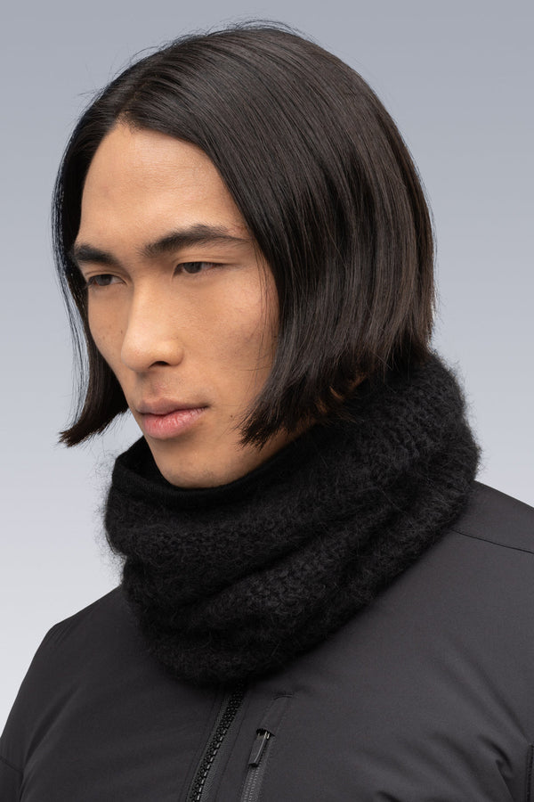 NG5-PU Hand-Knit Suri Alpaca Neck Gaiter