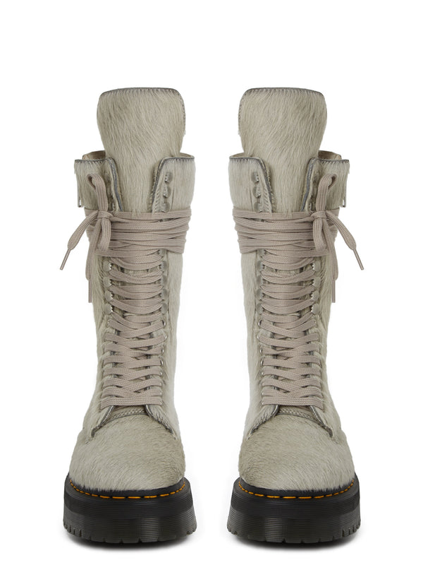 DR MARTENS × RICK OWENS QUAD SOLE CALF LENGTH BOOT