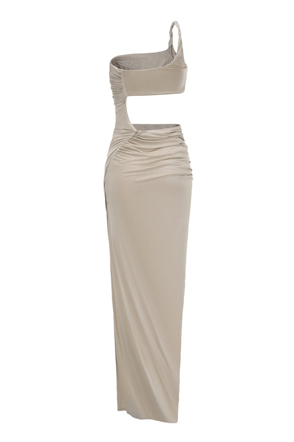 CINCHED ASYMMETRIC DRESS GRIEGE