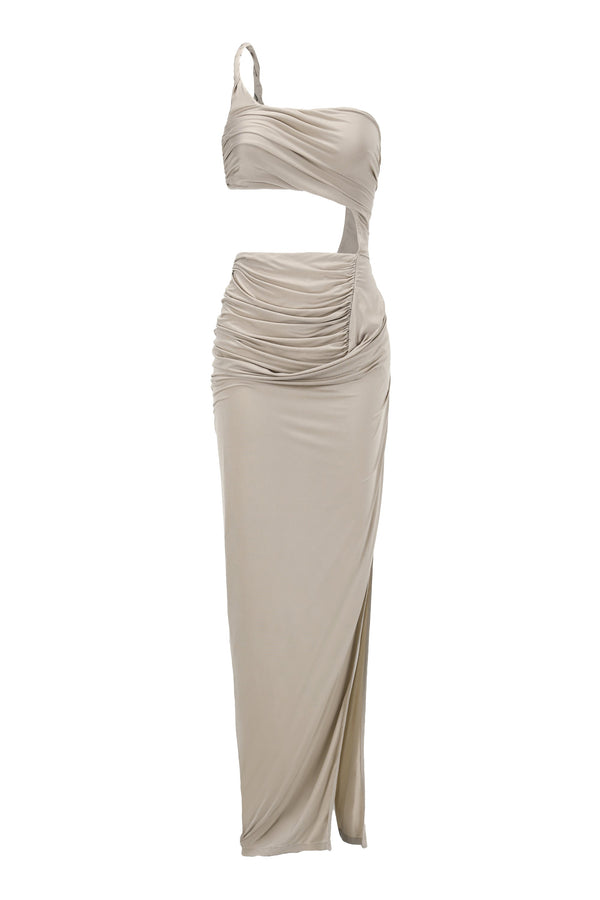 CINCHED ASYMMETRIC DRESS GRIEGE