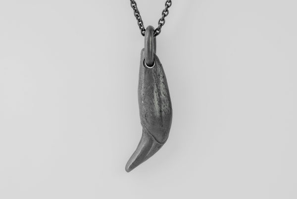 Bear Tooth Necklace Ghost (Small, 0.2 CT, Diamond Slab, KA+DIA)