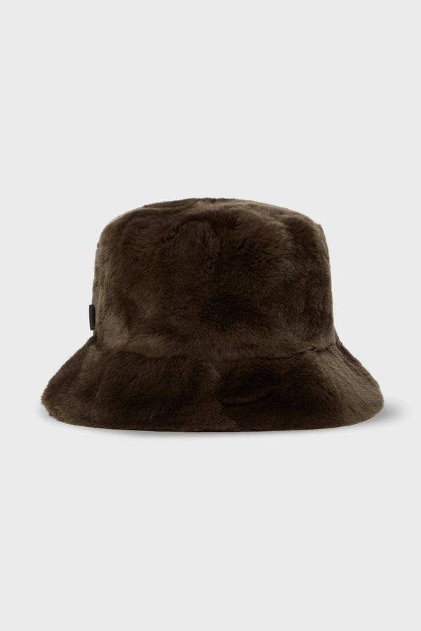 HERBAL TEA RABBIT FUR BOB HAT