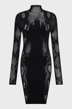 SEAMLESS COBRA LACE DRESS