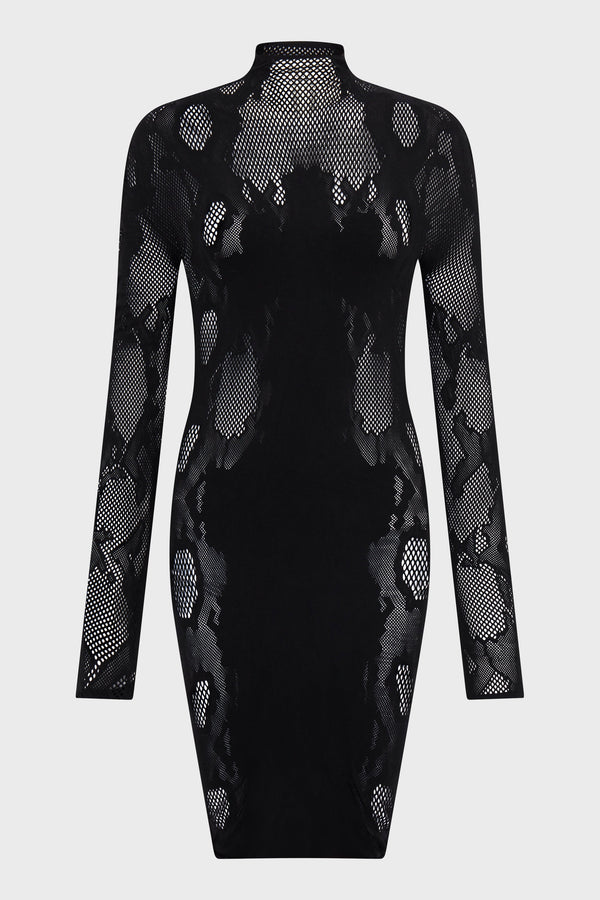 SEAMLESS COBRA LACE DRESS