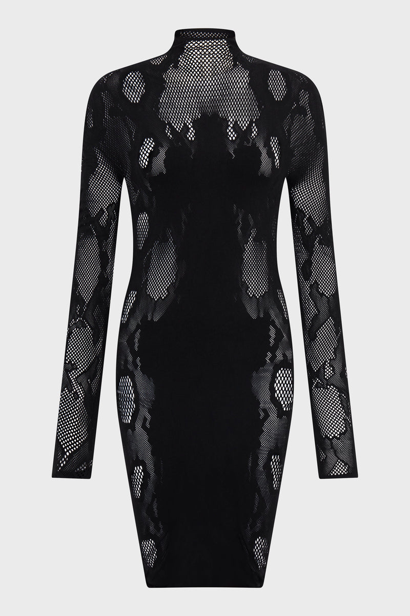 SEAMLESS COBRA LACE DRESS