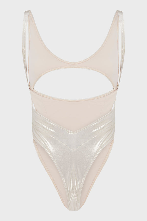 CORSETED ONE-PIECE