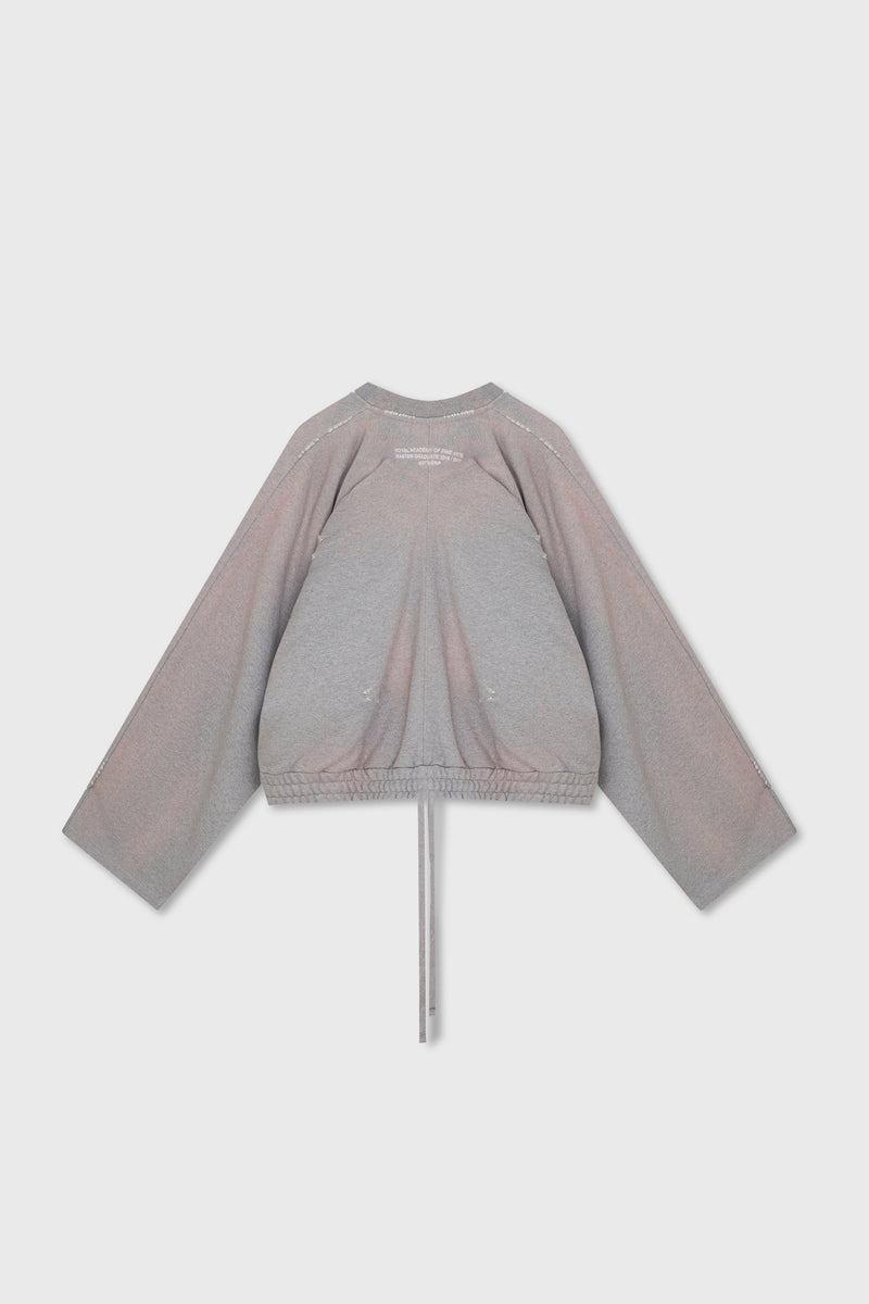 HELL TROUSER SWEATSHIRT GREY PINK SUNFADING