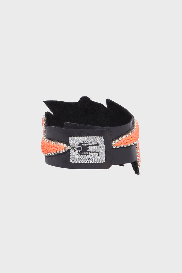 FLUO ORANGE LIGHTNING BRACELET