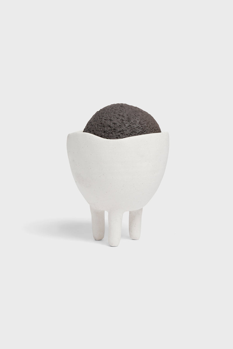 White Obzee 1 Single Ceramic Rock Diffuser