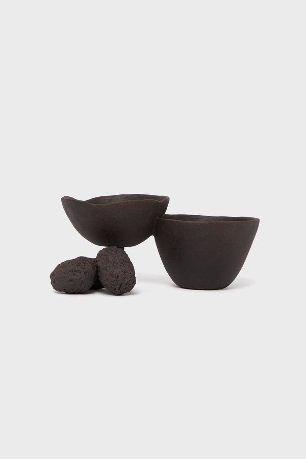Black Obzee 1 Double Ceramic Rock Diffuser