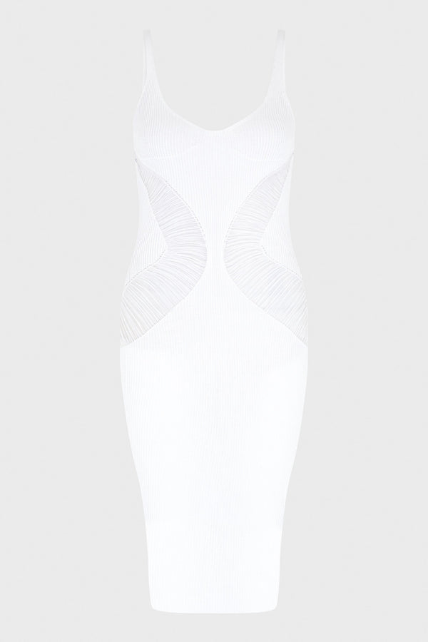 FLOATER DRESS MILK