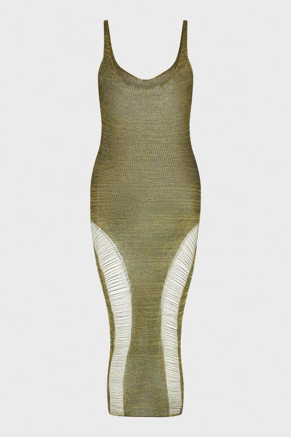 FLOATER DRESS LEAF