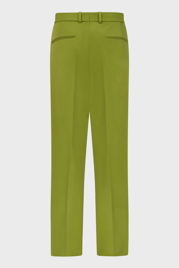 CLASSIC TROUSERS W/PLEATS LIME