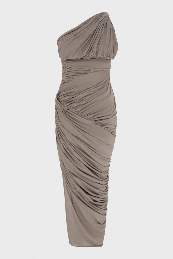 LIDO DRAPED DRESS DUST