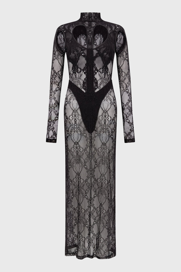 HEART LOOP LACE DRESS