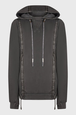 HOODY4 FPF00006 DARK GREY TAINTED DYE