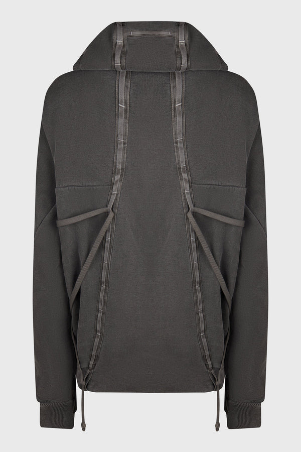 HOODY4 FPF00006 DARK GREY TAINTED DYE