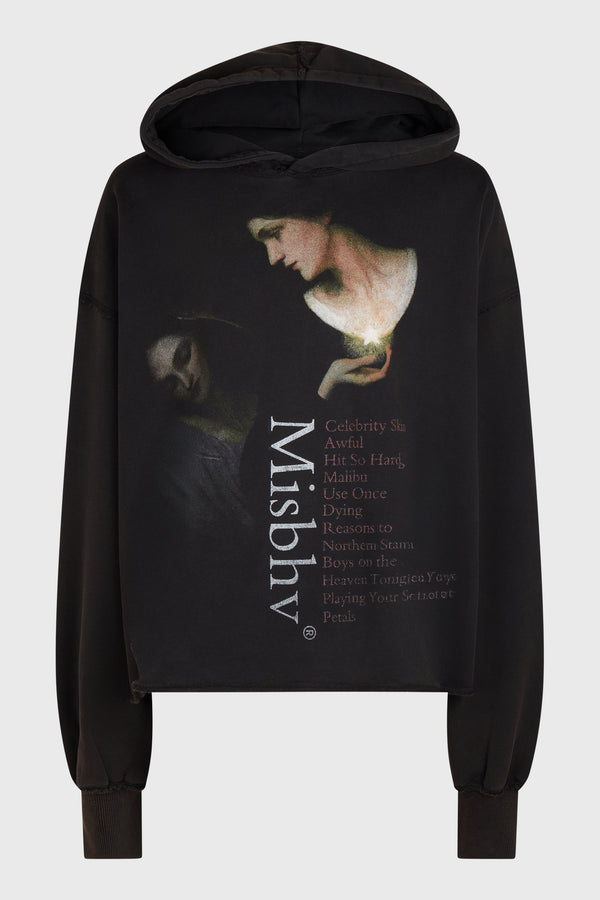 CELEBRITY SKIN CROPPED HOODIE