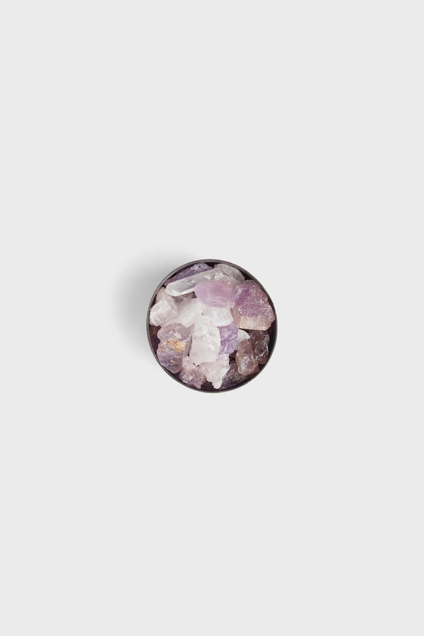 MINI FLAT POT POURRI ROSE CRYSTAL