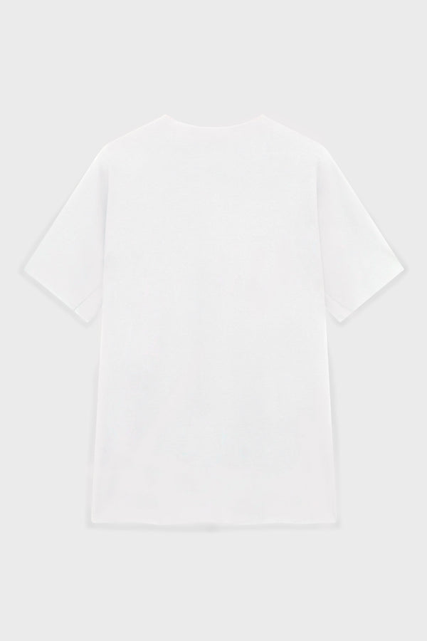 ONE PIECE SHORT SLEEVE T-SHIRT WHITE