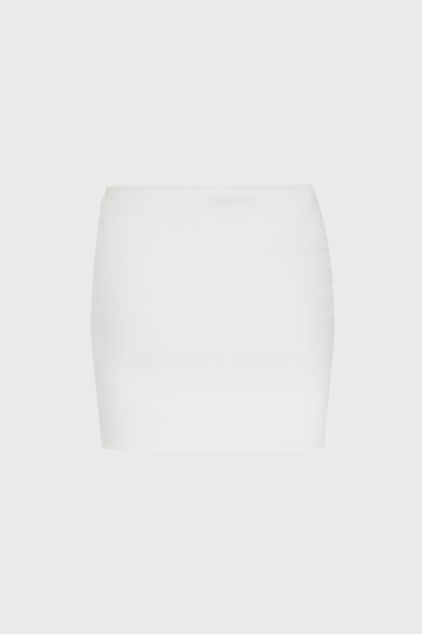 CLAW MINI SKIRT IVORY