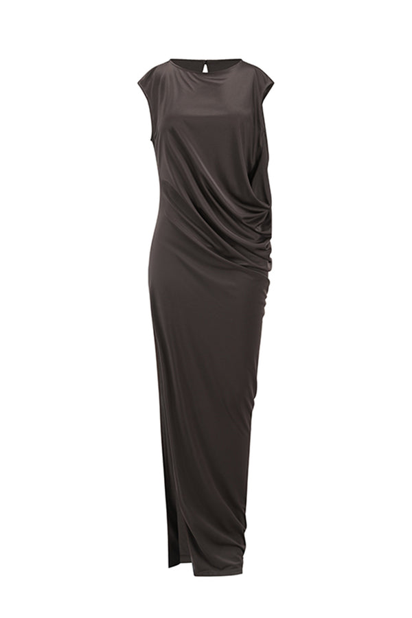DRAPED LOOSE DRESS