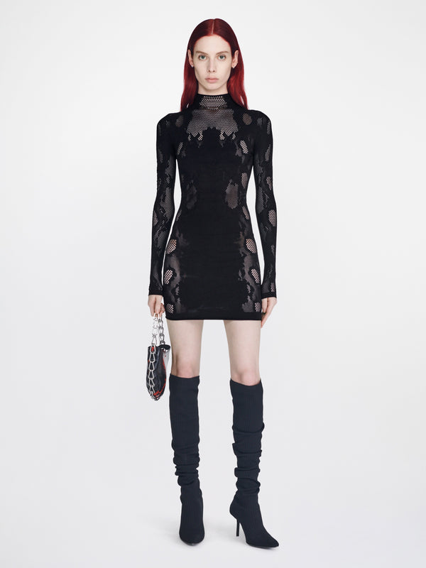 SEAMLESS COBRA LACE DRESS