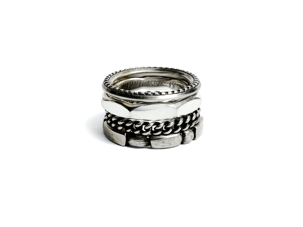 4 RING COMBI FACETTES